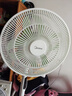 美的（Midea）【超级单品】七叶轻音立式电风扇家用柔风落地扇台式桌面小型风扇大风量节能摇头宿舍电扇 SAF30AB 实拍图