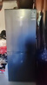 荣事达（Royalstar）166升小冰箱小型家用出租房办公室宿舍双开门两门双门二门电冰箱节能省电低音钛深灰色R166 实拍图