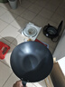张小泉精铁旋压无涂层全灶具通用炒锅铁锅炒菜锅32cm含锅盖 C30660100 实拍图