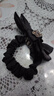 娇雪菲水钻蝴蝶结发圈1个 黑 轻奢丸子头扎头发头绳高马尾弹力皮筋 实拍图