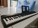 特伦斯电子琴88键成人儿童智能折叠钢琴X61A/V20手卷钢琴键盘乐器 V20典雅黑+专用琴包 实拍图