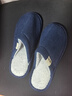 回力日系柔软情侣棉拖秋冬家居室内保暖棉鞋男款HL0006蓝色42-43码 实拍图