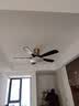 雷士（NVC）风扇灯 新中式吊扇灯中古风 餐厅客厅高显指吊灯遥控一级能效省电 似锦5叶/52寸60W全光谱/智控款 实拍图