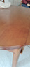晨巢 实木餐桌椅组合 现代中式吃饭桌子可伸缩折叠餐桌圆桌餐厅家具 胡桃色-全实木餐桌 1.38m 一桌六椅 实拍图