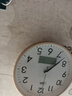 康巴丝（Compas）挂钟客厅2025款简约办公日历钟表石英钟表挂墙时钟 3221Y日历金色 实拍图