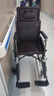 鱼跃(yuwell)手动轮椅车H059B老人半躺护理型带坐便椅餐板钢管可折叠 实拍图