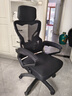 朗域轩品人体工学电竞椅人工力学座椅久坐护腰宿舍游戏电脑椅子可躺写字椅 【升级四向腰托】骁骑黑丨乳胶-4级气杆 120-155度(含) 联动扶手 四向腰托 实拍图
