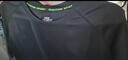 艾伦伯顿（Alen Botun） 运动短袖t恤男夏季吸汗衣宽松跑步女速干衣服健身服凉感冰丝上衣 黑色【冰丝 透气】 L (175-180CM) 实拍图