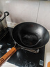中康铁锅炒锅不粘锅经典款深氮极铁锅圆底精铁无涂层防锈明火燃气32cm 实拍图