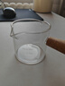 玻璃小奶盅带刻度带木手柄奶杯木柄奶盅司浓缩咖啡萃取量杯咖啡杯 双嘴 实拍图