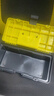 【万人同抢】家用多功能五金收纳箱手提电工工具箱车载维修配件箱 【爆款.黑霸王】13寸加厚 复工爆品 实拍图