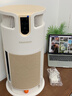 大宇DAEWOO大宇宠物空气净化器P3 吸猫毛浮毛神器除异味臭味除过敏原 奶绒米白 实拍图