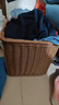ken's 脏衣篮家用浴室脏衣服收纳筐酒店仿藤编洗衣篮大号玩具框箱 浅咖色40*30*26CM 实拍图
