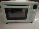 海氏（Hauswirt）C40三代电烤箱家用烘焙多功能发酵一体机食品级搪瓷内胆智能菜单 湖水绿 40L 【国家补贴】 实拍图