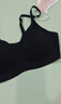 ubras虞书欣同款夹心软支撑光面细肩带文胸女士内衣女背勾款黑色S 实拍图