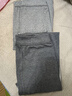 莫代尔2条秋裤男士保暖裤棉裤100%棉线裤打底裤薄款全棉冬季中老年衬裤 黑色+深灰【100%纯棉 10A抗菌】 XL (175) 推荐130-150斤 实拍图