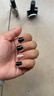 CandyMoyo无毒健康免烤速干护甲油美甲不可撕持久脚指甲油纯黑新年礼物 实拍图