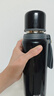 哈尔斯保温杯316L不锈钢大容量外出便携式男女士茶水分离泡茶杯黑660ml 实拍图