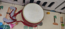 相思鸟 堂鼓儿童鼓大鼓小鼓锣鼓打鼓牛皮鼓乐器小孩鼓战鼓 6寸 实拍图