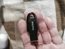 闪迪（SanDisk）64GB USB3.2 U盘 CZ550黑色 读速100MB/s 安全加密 数据恢复 学习办公电脑车载 高速大容量优盘 实拍图