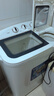 澳柯玛（AUCMA）洗衣机半自动波轮洗衣机8公斤大容量 玻璃面板双缸双桶洗脱分离脱水除毛甩干租房家用XPB80-2118S 实拍图