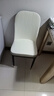 阳光半岛餐椅家用简约轻奢皮椅子软包餐桌椅靠背凳子厨房客厅餐厅休闲歺椅 【白灰色】加固框架+金腿 实拍图