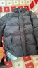 安踏面包羽绒服丨四防科技男士冬季保暖防泼水油污风鸭绒运动加厚外套 【L码充绒145g-立领款】黑-1 L 男175 （建议120-140斤） 实拍图