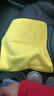 美家日记抹布 黄灰双面抹布75*35cm*2条洗车毛巾擦车抹布吸水纤维绒清洁巾 实拍图