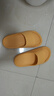 朴西香蕉船情侣凉拖鞋女浴室不易滑室内居家四季拖鞋男 黄色 35-36 实拍图