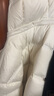 坦博尔羽绒服女短款时尚潮流可脱卸帽百搭保暖外套550388T 云川白 175  实拍图