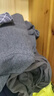 顶瓜瓜顶呱呱秋衣秋裤男纯棉抗菌情侣薄款保暖内衣套装男深麻灰175 实拍图