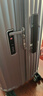 新秀丽（Samsonite）京东联名定制款行李箱25英寸竖条纹拉杆箱拿铁咖GU9密码托运箱 实拍图