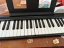 特伦斯电子琴88键折叠琴成人儿童初学电钢键盘教学乐器V10便携钢琴 典雅黑+原装琴包+Z型琴架 实拍图