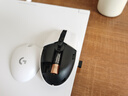 罗技（G）G304 LIGHTSPEED无线鼠标 游戏鼠标 轻质便携 绝地求生FPS鼠标英雄联盟LOL吃鸡 生日礼物 白色 实拍图