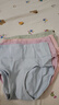 猫人女士高腰内裤女纯棉收腹收小肚子石墨烯抑菌裆高弹三角裤4条XL 实拍图