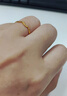 周六福5G工艺波纹戒黄金戒指女38妇女节礼物计价AW015681 11号 约0.64g 实拍图