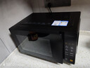 美的（Midea）家用变频微波炉平板式易清洁 800W微波速热 一键智能菜单 钻石背板 微晶面板加热20L（PM20M2） 实拍图