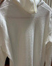 优衣库女装HEATTECH摇粒绒两翻领套头衫/长袖479608 01 乳白色 XS /150/76A 实拍图