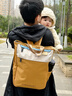 爱宝适妈咪包多功能双肩背包大容量母婴包上班外出手提妈妈包黄色 M223 实拍图