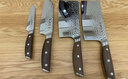 张小泉 淳木六件刀具套装 套刀 菜刀斩骨刀多用刀水果刀磨刀器刀具全套D31090100 实拍图