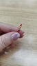 水贝黄金转运珠足金999光面金珠5D硬金工艺串珠吊坠隔珠七夕情人节礼 3mm金珠10颗+送配链 实拍图