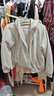 优衣库女装双面穿防风摇粒绒拉链连帽外套户外防水冬季新款479697 479697/30浅米色 S 实拍图
