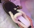 百丽（Belle）孙乐言推荐姜饼屋毛球挂饰雪地靴女25冬新增高保暖休闲靴F2Y1DDD5 啡色-毛里 37 (235mm) 实拍图