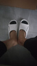 回力居家男士拖鞋室外穿四季防滑臭沙滩凉拖鞋HL02331白黑色42-43码 实拍图