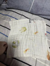 十月结晶婴儿纱布方巾6层6条装印花纯棉口水巾洗脸洗澡 小熊+宇航员30*30 实拍图