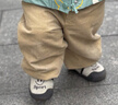 优衣库婴幼儿宝宝灯芯绒长裤/宽松休闲裤裤子25秋冬新款478838 31 米色 90 实拍图