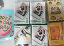 富士（FUJIFILM）instax立拍立得相机 3英寸mini迷你相纸胶片胶卷 双包+冰箱贴+收纳盒+边框贴+相册【含20张白边】 官方标配 实拍图