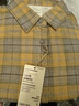 MUJI 女式 法兰绒 衬衫领 长袖衬衫衬衣内搭上衣纯棉冬季女装格子 暗黄色格纹 L （165/88A） 实拍图