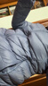 鸭鸭（YAYA）儿童轻薄羽绒服短款小童中大童连帽男女童2023秋冬洋气童装外套 雾霾蓝 130 实拍图
