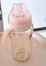 好孩子（gb）PPSU婴儿奶瓶宽口径奶瓶带手柄吸管小饿魔系列300ml粉色 6个月+ 实拍图